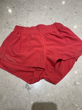 Lululemon pink hotty hot shorts 6